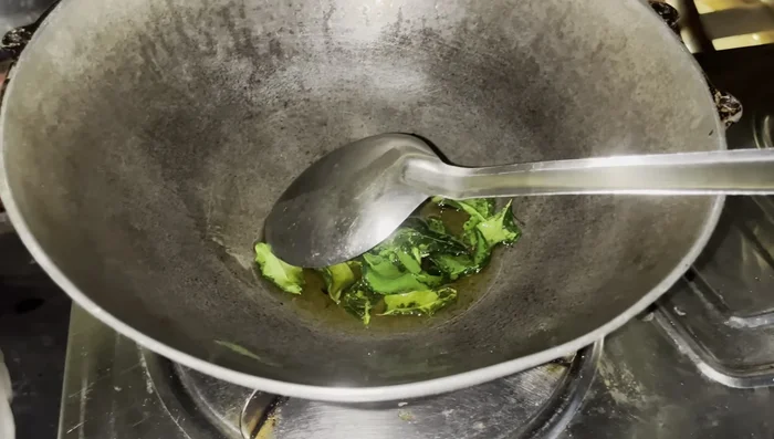 Heat oil in a pan. Add the paste and sauté it.
