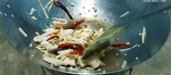 Stir-fry all ingredients until well blended.