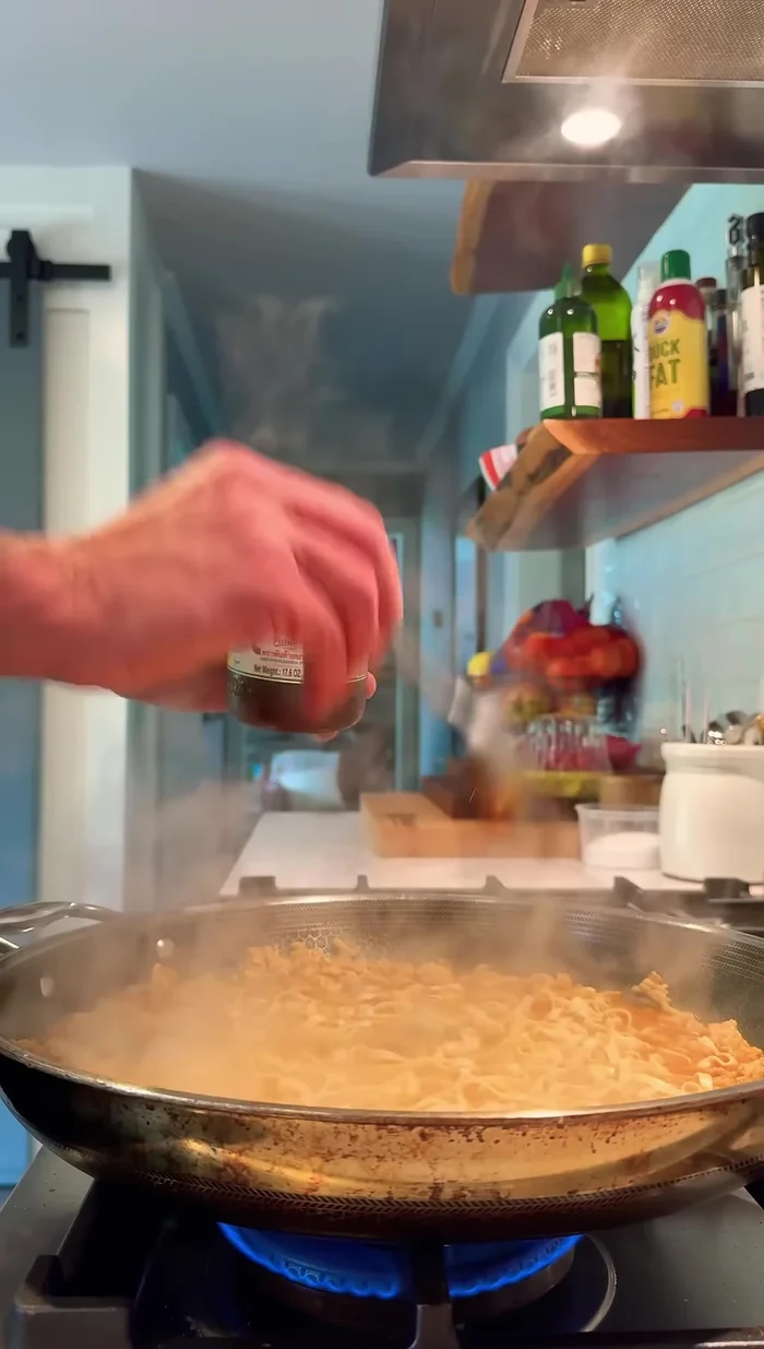 Add a tablespoon of chili paste and a little bit of sriracha (or your preferred chili sauce).