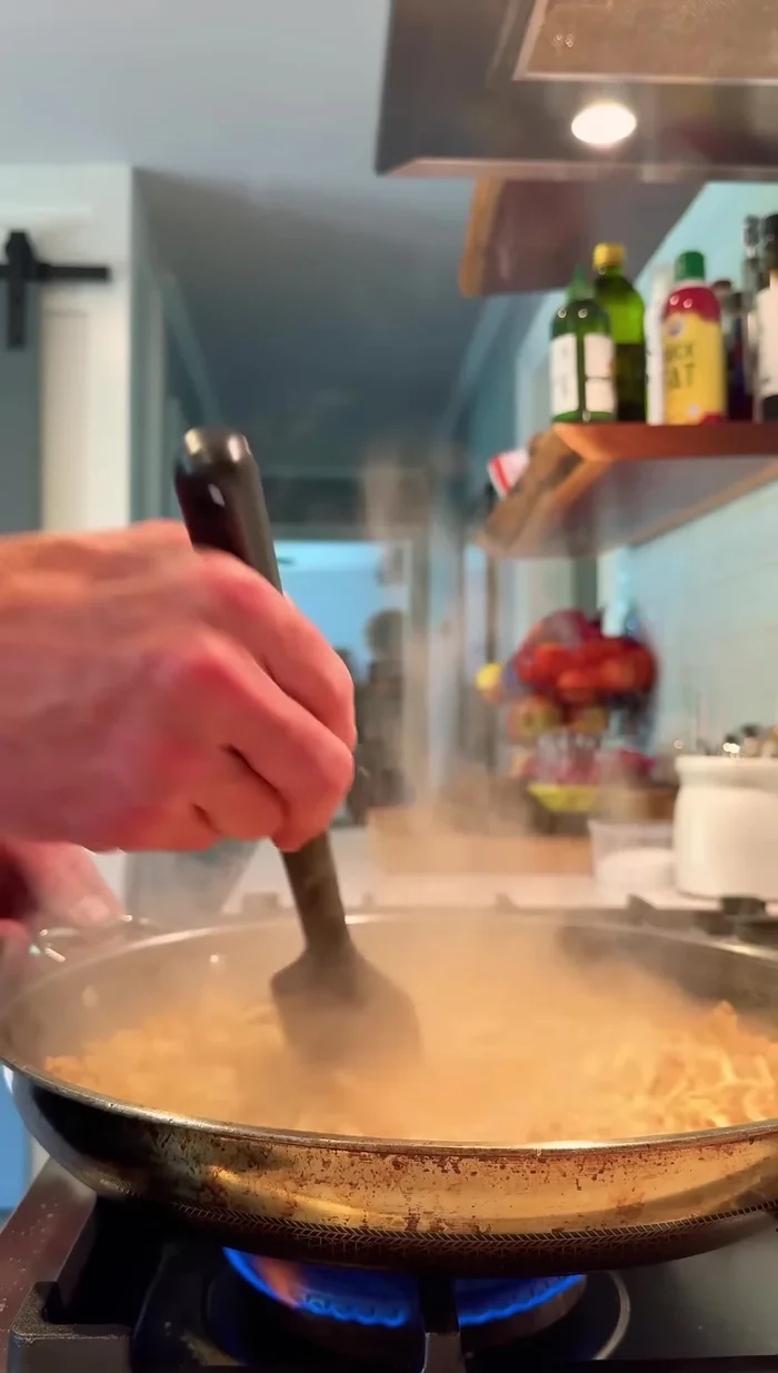 Stir everything together.