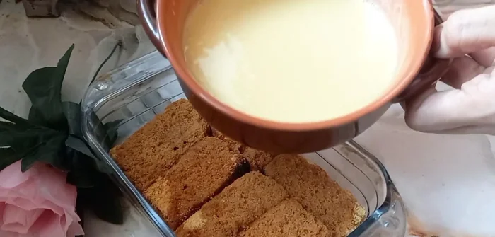 Pour the mixture into a freezer-safe container.