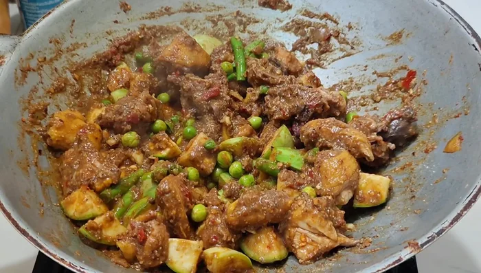 Add basil leaves.