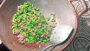 Stir-fried Sesbania Flowers with Minced Pork: Easy 2-Ingredient Recipe