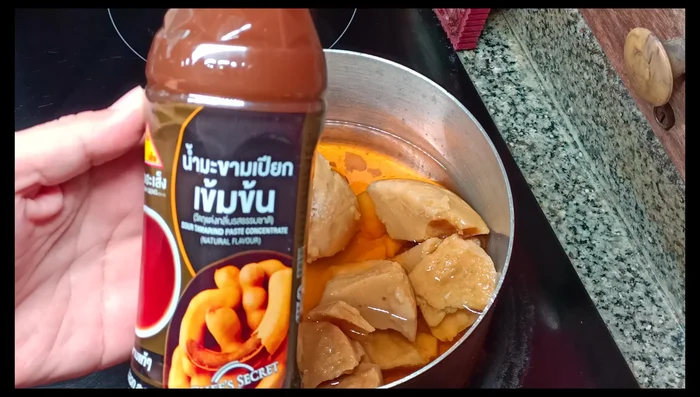 Add tamarind juice.