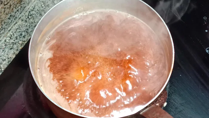 Once boiling, reduce heat to medium-low and simmer for about 5 minutes to thicken the sauce.