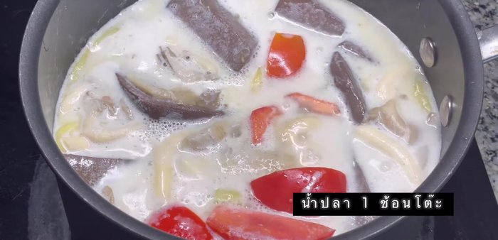 Add fish sauce (1 spoonful, adjust to taste).