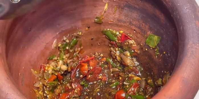Serve the steamed fish with the prepared Jaew Pla Ra.