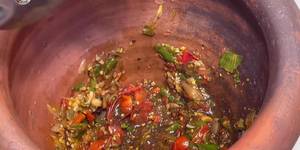 Steamed Fish with Jaew Pla Ra (Thai Spicy Fish Dip)