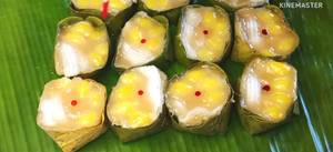 Chewy Soft Coconut & Ginkgo Nut Cakes (Khanom Kheng)