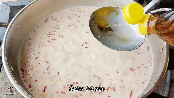 Season with fish sauce to taste (2-3 tablespoons suggested).