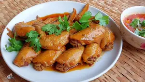 Easy Boiled Chicken Wings Recipe with Spicy Dipping Sauce