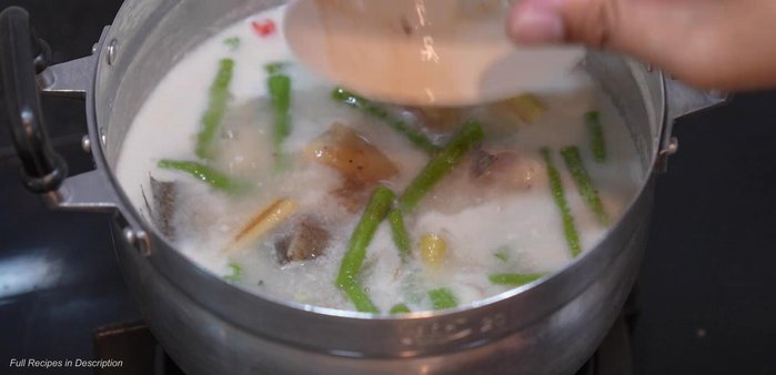 Add tamarind juice to balance the flavors.