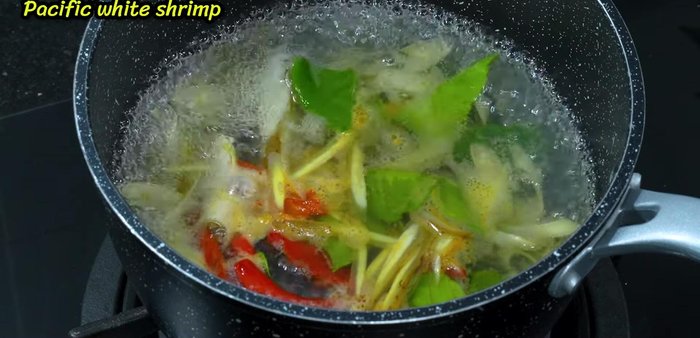 Add shrimp and squid.