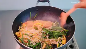 Homemade Red Sauce & Pink Stir-Fried Noodles Recipe